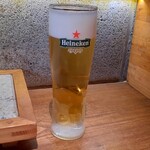 Kushidokoro Kobayashi - 生ビール580円×7杯