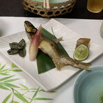 料亭 茜月 - 焼物 鮎の塩焼き