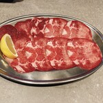 鉄板焼肉 現 - うす切り牛タン