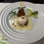 料亭 茜月 - 洋皿 平目オモニエールクリームソース