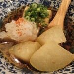 天ぷら膳と旨いもん ほ  - 揚げ出し梨＆豆腐