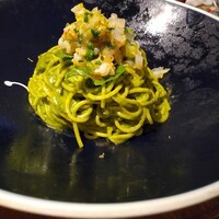 biodinamico - 冷た～いジェノベーゼ　赤海老のマリネ添え