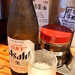 Himejitammen - 瓶ビール(500円)。