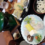 源平 - アナゴのしゃぶしゃぶ定食