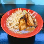 黒木製麺 釈迦力 雄 - 男の修行 豚骨醤油