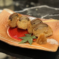 和食のあらまさ - 海老しんじょと椎茸　