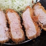 Tegiri Ro-Su Kachi Katsu - 特ロースカツ定食　1,100円税込