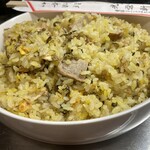 光栄軒 - 高菜炒飯in拉麺丼