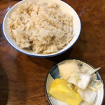 若葉 - 同行者の茶メシ。