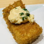 鮨 由う - ・小柴産太刀魚のフライ ガリのタルタルソースで