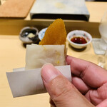 鮨 由う - ・自家製カラスミ餅