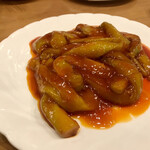 双龍居 - ナスのなんとか・・・アッツアツで☺️