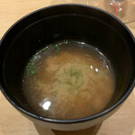 鮨 由う - ・味噌汁
