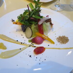 レストラン・アスペルジュ -  美瑛の畑 20種類の野菜を使った取り合わせ