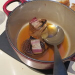 レストラン・アスペルジュ - 肉料理の付け合わせ