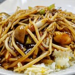 Singapore Kopi Tiam - 辛会飯　オイスターソース味　海鮮