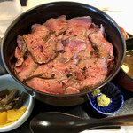 京料理 三門 - 特製・武州和牛 ローストビーフ丼