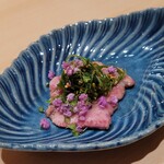 江戸焼肉 - 神のタン 片面炙り焼き ねぎ塩