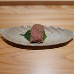 江戸焼肉 - ツラミのなめろう握り