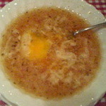 ラ・ゴルディータ - ソパ・デ・アホ（にんにくのスープ）で元気だそう！