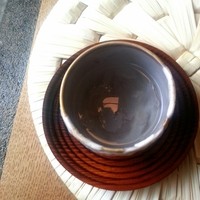 未在 - 待合いで供される桜湯