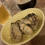 さか本 そば店 - 炙り牡蛎