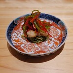 江戸焼肉 - お口直し シマチョウの南蛮漬け