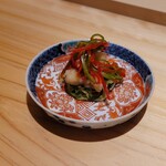 江戸焼肉 - お口直し シマチョウの南蛮漬け