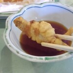 矢嶋食堂 - わかさぎ天・タレが甘いです