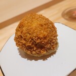 江戸焼肉 - メンチカツ