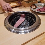 江戸焼肉 - サーロイン 純血但馬万葉牛３６か月