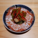 江戸焼肉 - お口直し シマチョウの南蛮漬け