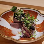 江戸焼肉 - サーロイン 純血但馬万葉牛３６か月 江戸前ハーブ