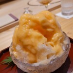江戸焼肉 - デザート 夕張メロンのかき氷