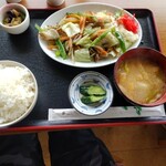 Sanchoku Asahi Gu - 野菜炒め定食￥630