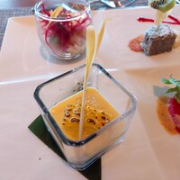 オールデイダイニング オアシスガーデン - ⚫前菜
                      「トウモロコシムース　コンソメジュレ」