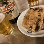 さか本 そば店 - お揚げに納豆入れて焼いたもの