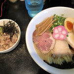 上州濃厚中華蕎麦 はたお商店 - 鶏白湯と雑炊