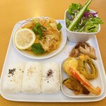 木更津のカフェ marone - 鶏の南蛮漬け