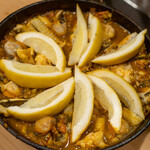 うを徳 - 2022.8 パエージャ（伊勢海老、メゴチ、オキシジミ）