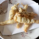鮎茶屋 かわせ - 小鮎天ぷら