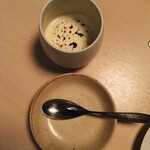 焼肉矢澤 京都 - とうもろこしの冷製スープ