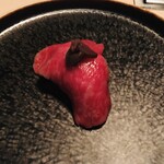 焼肉矢澤 京都 - 特選部位の炙り寿司