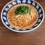 Bent vert - 生麺パスタ  ツナと大葉の和風醤油ソース