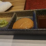 鉄板焼 彩波 - ステーキソース三種