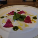 鉄板焼 彩波 - カルパッチョ