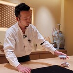 江戸焼肉 - 前川さんのマジックショー