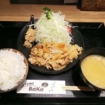 しょうが焼きBaKa 神保町本店 - オススメ盛定食