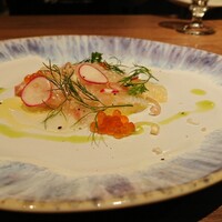 The Kitchen Salvatore Cuomo 三宮 - 日本各地から鮮魚のカルパッチョ　オリジナルレモンドレッシング