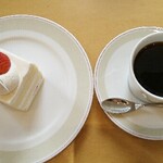 カフェ メノレ - ケーキモーニングセット